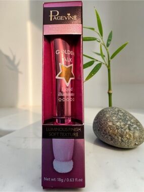 Pagevine Golden Talk Liquid Illuminator – Glow Highlighter ✨